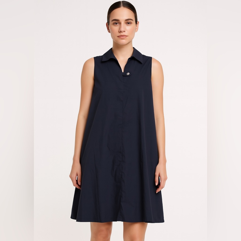 NWT Banana Republic Women's Black Sleveless Dress‎ Size M perfect for summer